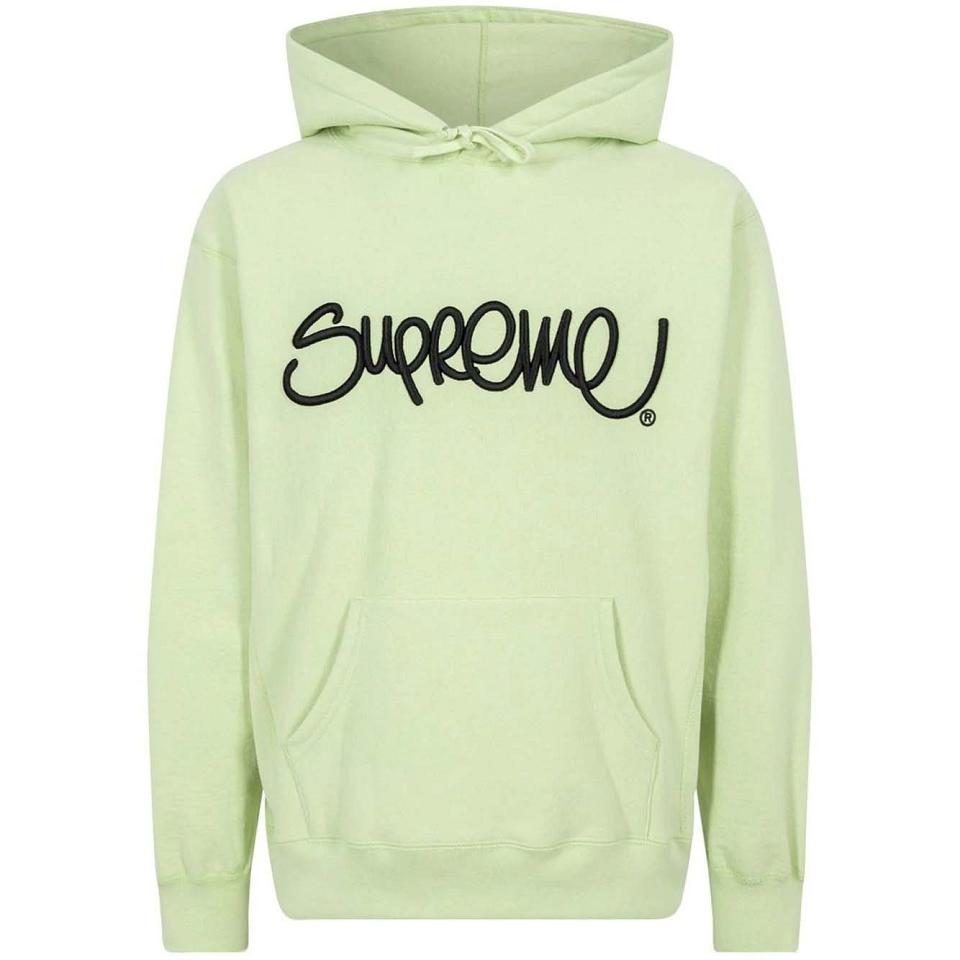 Yello Supreme Raised Handstyle Hoodie | Supreme 121TV